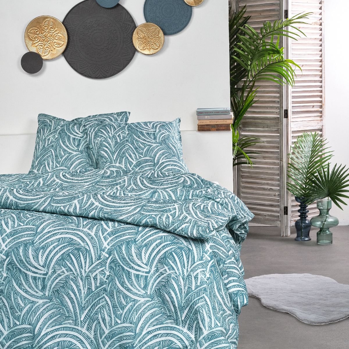 Dekbedovertrek set TODAY Blauw 260 x 240 cm 3 Onderdelen