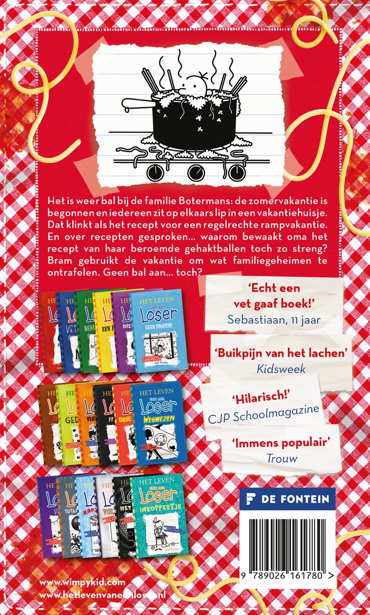 Het leven van een Loser 19 - Geen bal aan - back cover