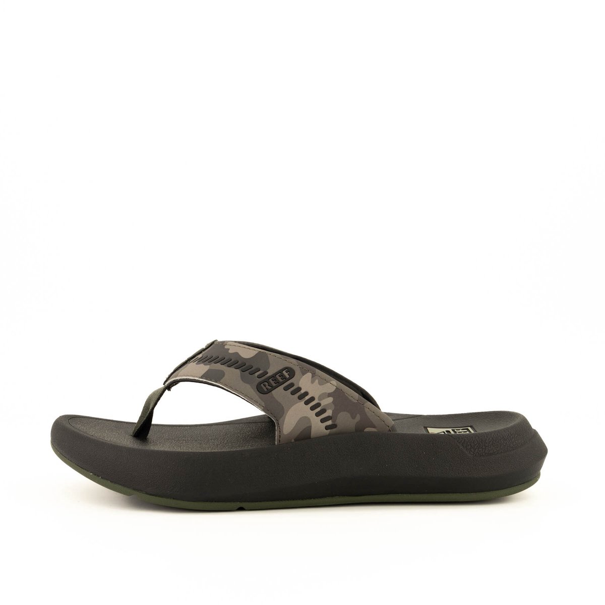 Reef Swellsole Cruiser Komfortsandalen Extra dicke dämpfende Sohle Grijs