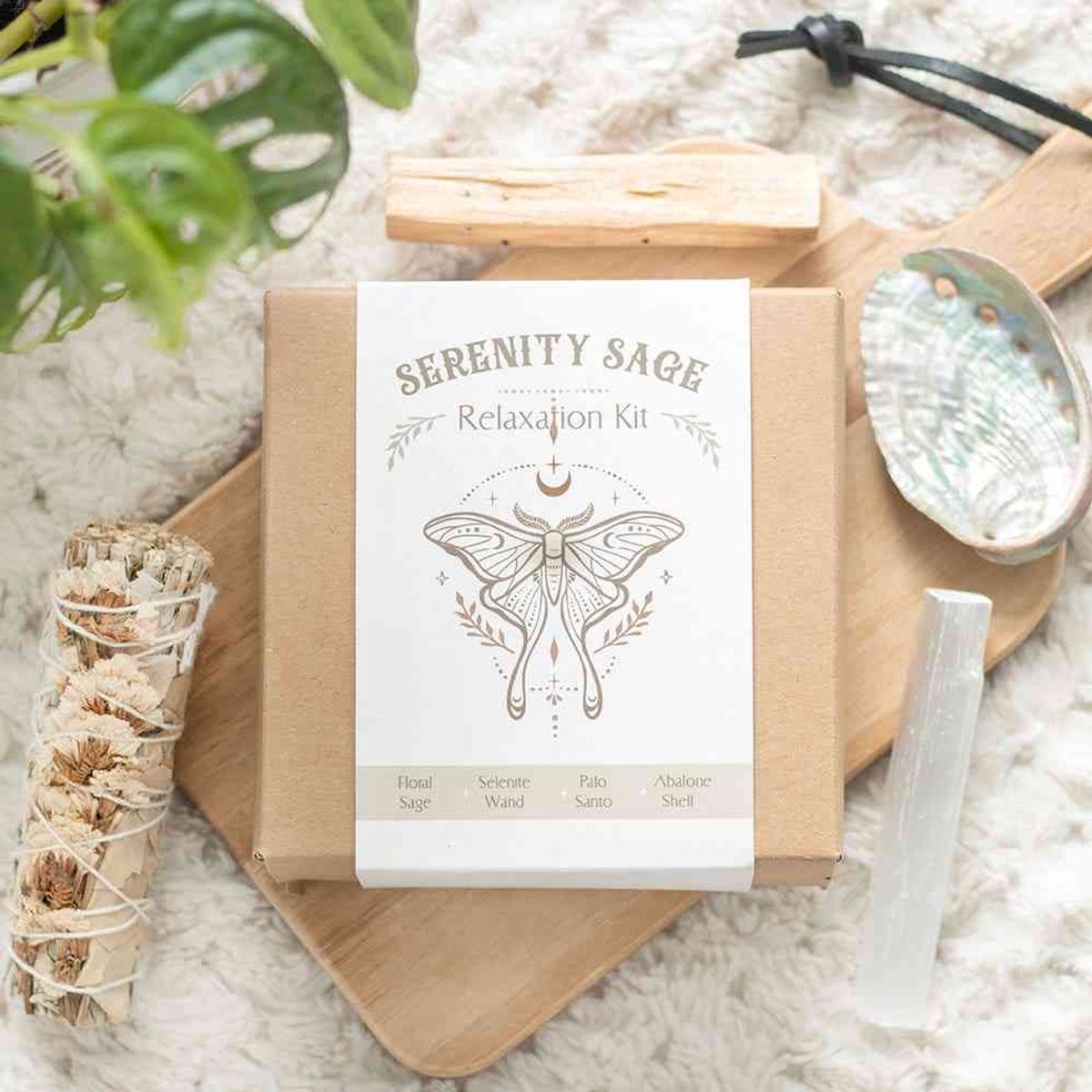 Something Different - Serenity Sage Relaxation Smudge Kit Smudge stick - Multicolours
