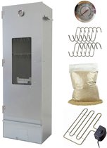 Eurocatch - Rookoven Set - Big One- met Elektrisch Spiraal - Thermostaat - Rookmot 4 liter