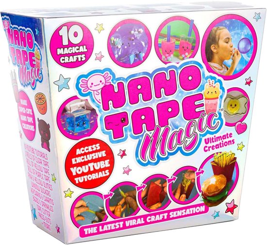 Nano Tape Magic - Deluxe Ultimate Creations - Maak 10 nano tape knutselontwerpen - Dé virale knutseltrend
