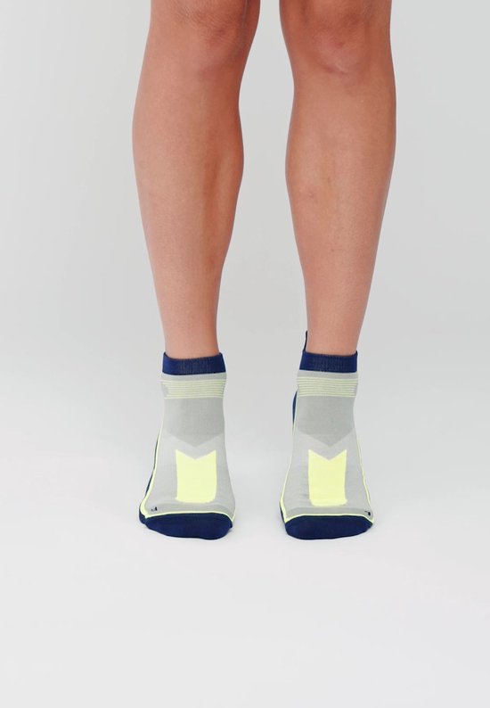 DANISH ENDURANCE Lage Hardloopsokken - Ademend & Blarenvrije Sportsokken - Unisex - 3 Paar - 43-47