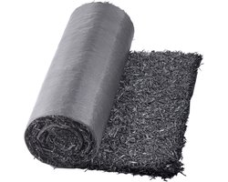 Rubberen Mulch voor Landscaping, 96 X 22 Inch Gerecyclede Mat, Duurzaam Looppad, Natuurlijk Ogende Zwarte Rand voor Planten, Tuinen