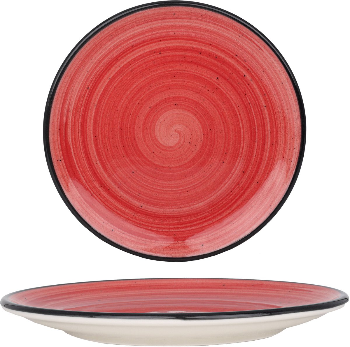Bonna Dessertbord - Aura Passion - Porselein - 19 cm - set van 6