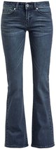 Black Premium by EMP Donkerblauwe bootcut jeans met uitlopende en lichte wash - Dames - W31L30