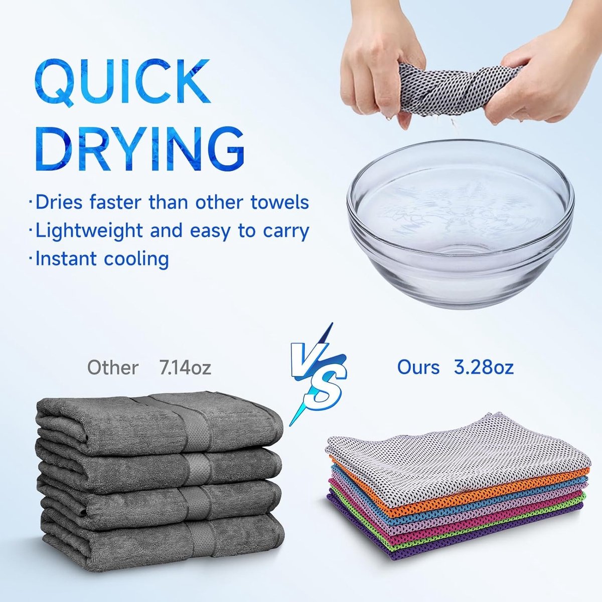 4-pack Koelhanddoeken