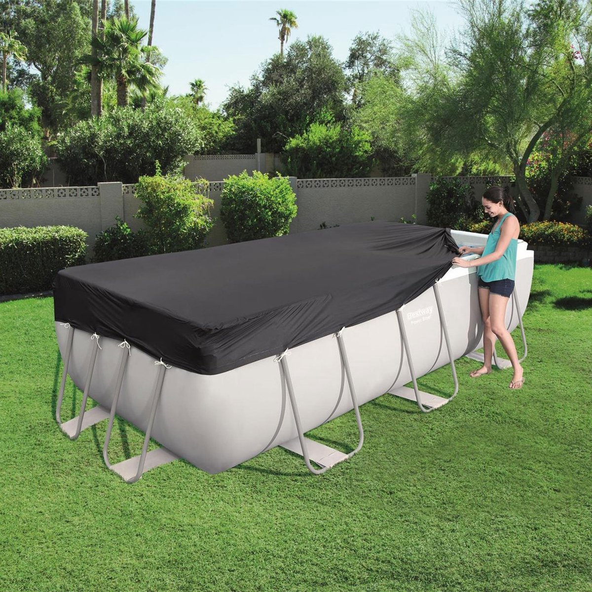Bestway Flowclear afdekhoes zwembad 404 cm