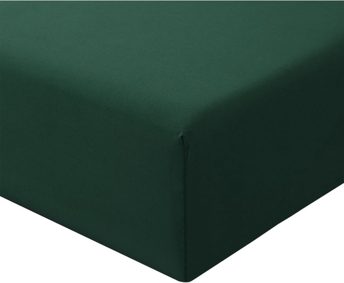 GTB® Dekbedovertrek 180x200 - Dekbedovertrek - Dekbed - Donkergroen - 200cm x 180cm x 1cm