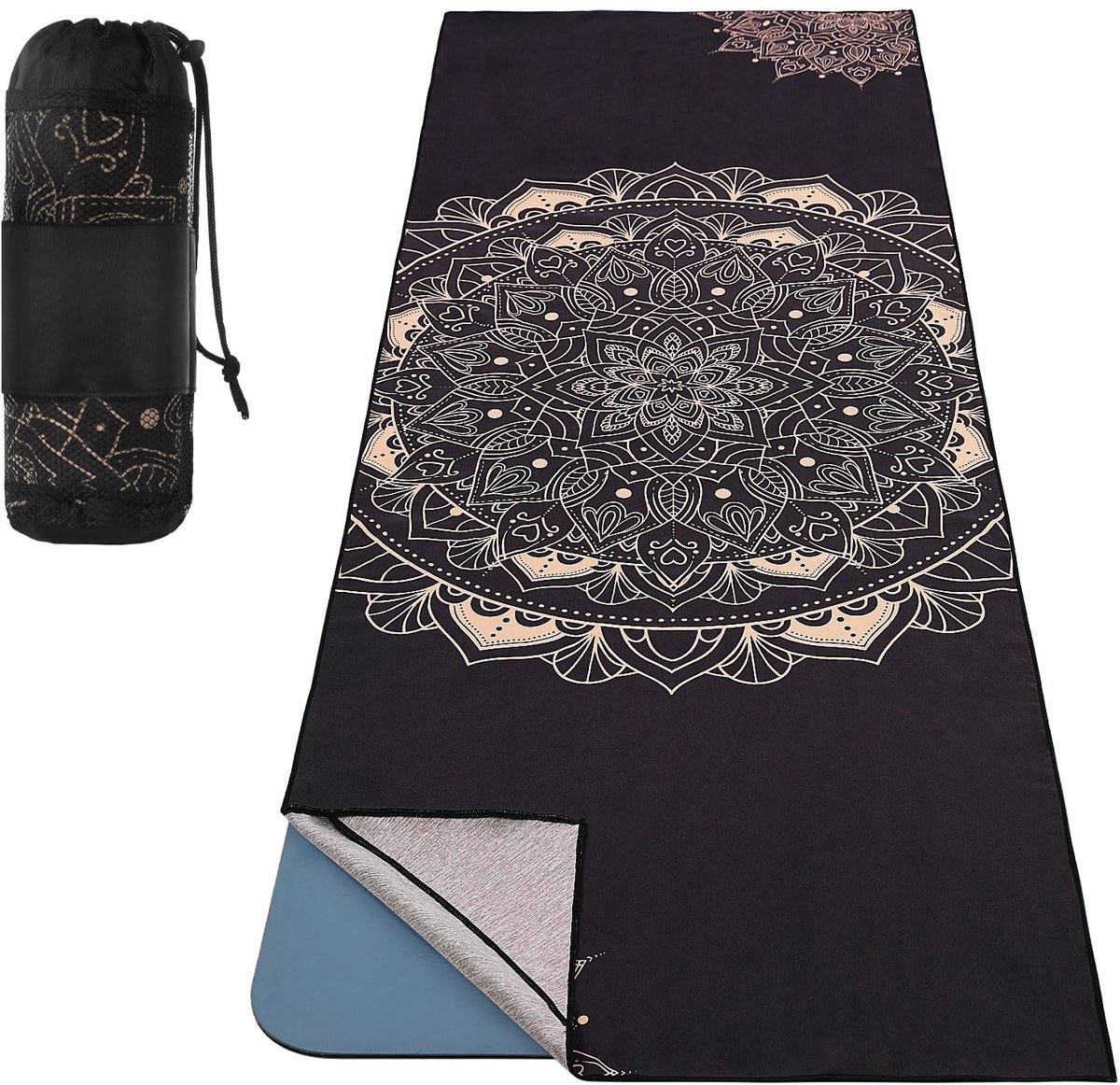 Ibenzoa® Antislip Yogahanddoek voor Hot Yoga en Pilates met Sneldrogend Materiaal