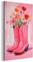 Cowboylaarzen, Roze
