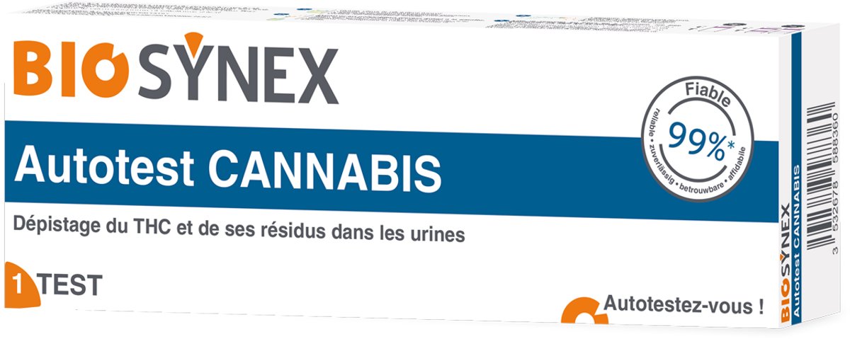 Goedkoopste BioSynex Cannabis-Zelftest - Urinetest - Gevoelig 50 ng/ml - Snel en Betrouwbaar - THC Detectie Kit