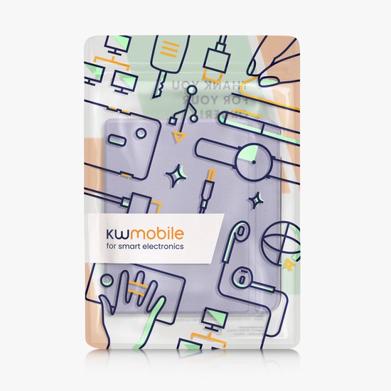 kwmobile Hoesje geschikt voor Kobo Libra Colour - Nylon eReader case geschikt voor Kobo Libra Colour van Merkloos — afbeelding 2