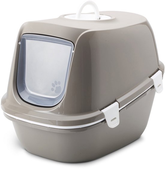 Toilette pour chat Savic REINA - Maison de toilette 64x46x48cm - moka