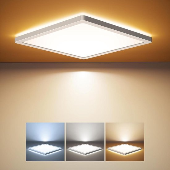 ZMH plafondlamp LED plafondlamp plat - slaapkamerlamp warm wit keukenlamp vierkant 23cm slaapkamer badkamer plafondverlichting badkamerlamp IP44 badkamerlamp 23W hallamp voor keuken hal badkamer ZMH plafondlamp LED plafondlamp plat - slaapkamerlamp warm wit keukenlamp vierkant 23cm slaapkamer badkamer plafondverlichting badkamerlamp IP44 badkamerlamp 23W hallamp voor keuken hal badkamer
