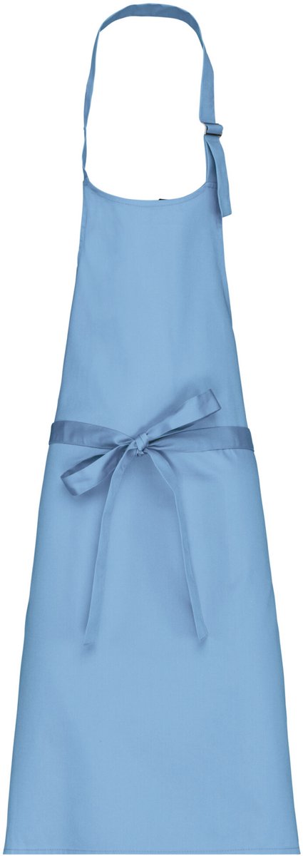 Schort/Tuniek/Werkblouse Unisex One Size Kariban Sky Blue 100% Katoen