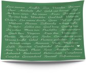 Ulticool - Texte Pensée Positive Zen Geluk Confidence Cadeau - Affiche Tapisserie - 200x150 cm - Groot tapisserie - Affiche Jardin Tapisserie