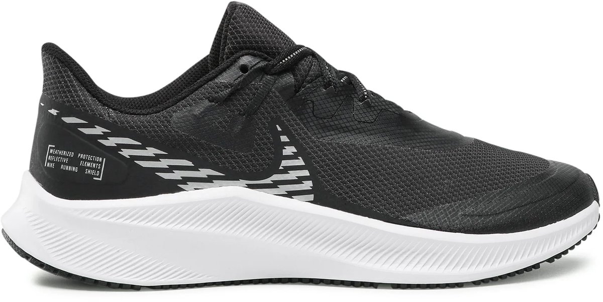 Nike Quest 3 Shield – Sportschoenen Heren Zwart