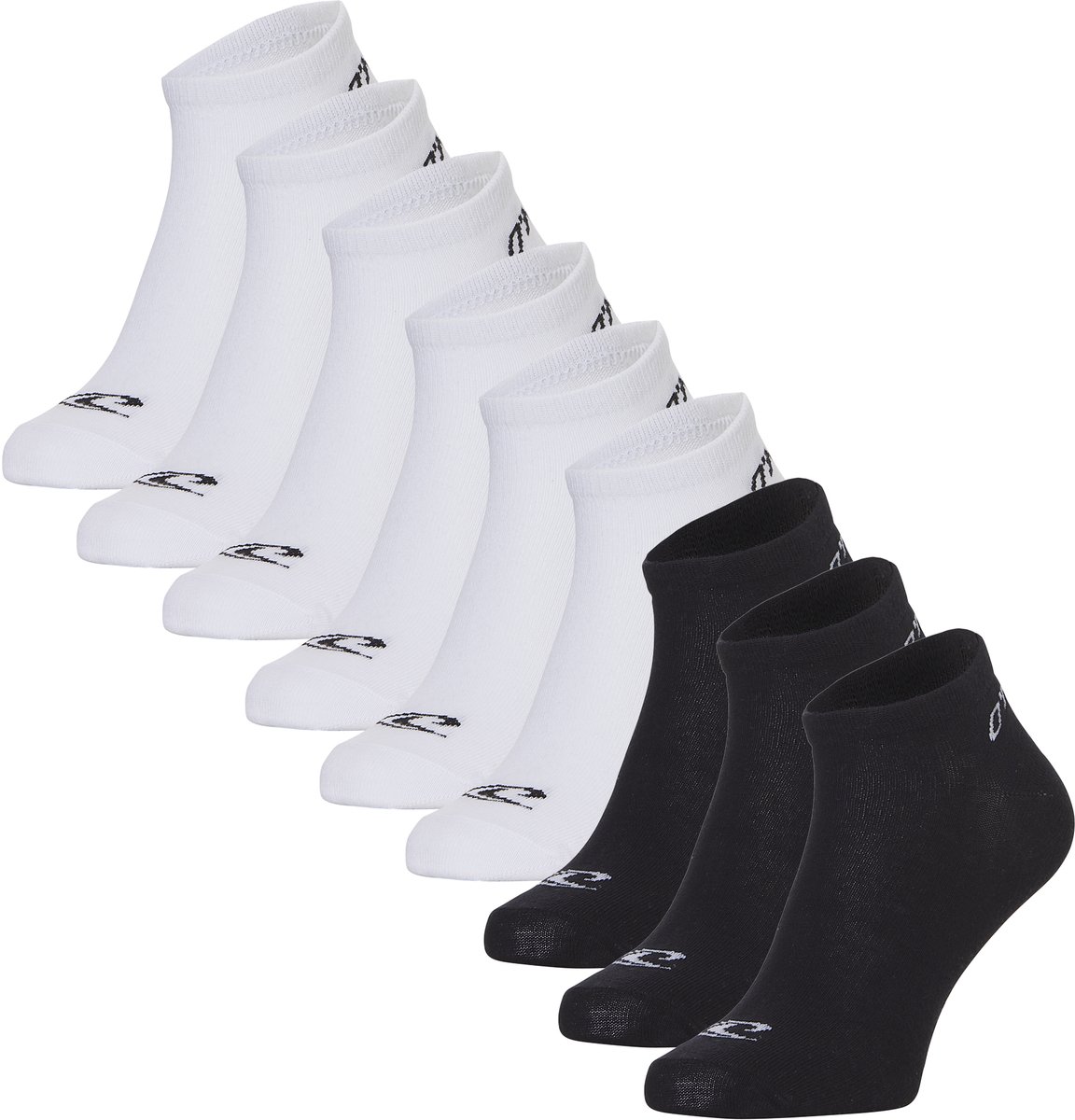 O’Neill Heren Dames Sneakersokken 9-Pack Wit