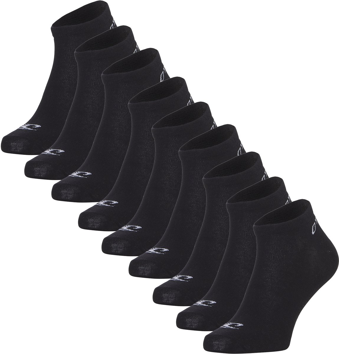 O’Neill Heren Dames Sneakersokken 9-Pack Zwart