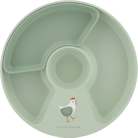 Mepal Mio vakjesbord Little Dutch - Magnetronbestendig - Antislip - Met uitneembaar compartiment - Little Farm