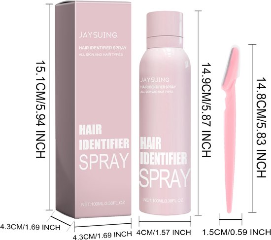 Jaysuing Gezichts-Ontharingsspray voor Glad Huid
