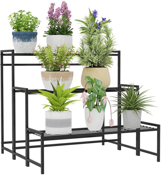 Foto: Plantenstandaard plantenrek plantentafel kamerplanten bloempotten voor binnen en buiten