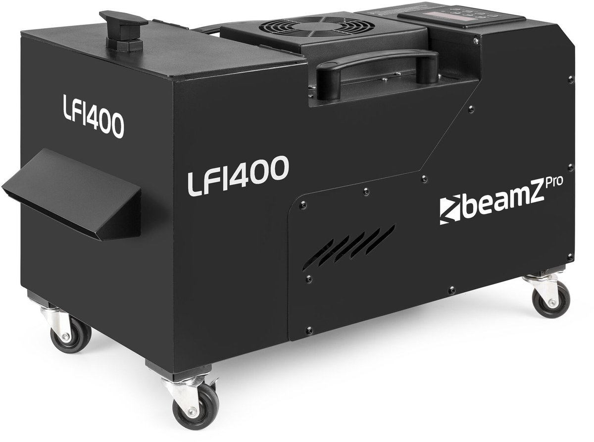 BeamZ Professional LF1400 low fogger set met 5 liter vloeistof - Ultrasoon - 1400W
