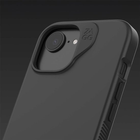 Coque de Luxe ZAGG Snap pour Apple iPhone 16e/15/14/13 - Coque arrière en graphène compatible MagSafe - Protection antichute 3M - Matériau recyclé - Zwart