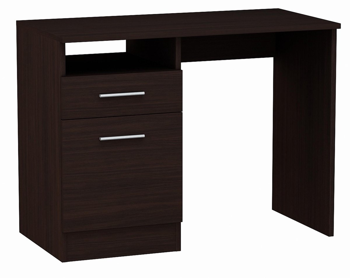 UFC BODO DSP Serie - Bureau - Wenge - 100cm - Met Schuiflade en Kast