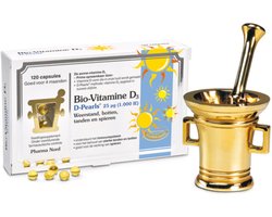 Pharma Nord Bio Vitamine D3 Pearls 25 µg - 2 x 120 capsules - 120 stuks