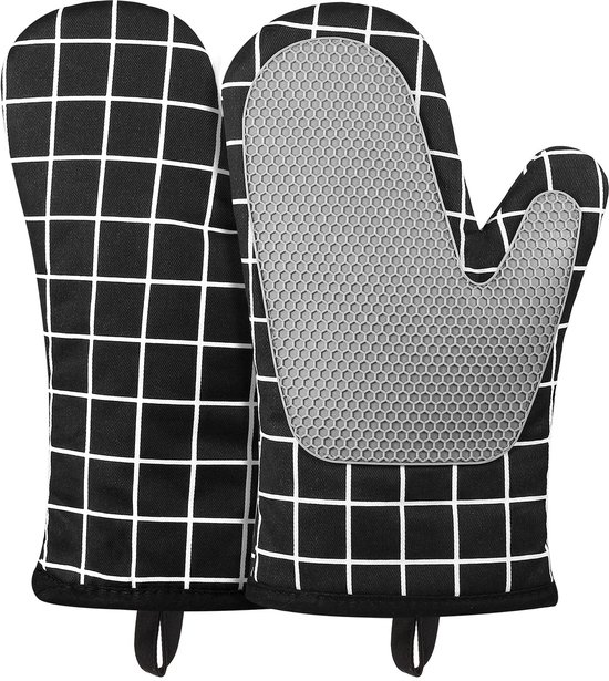 HEMOTON BBQ-handschoenen koken 2 stuks ovenhandschoenen