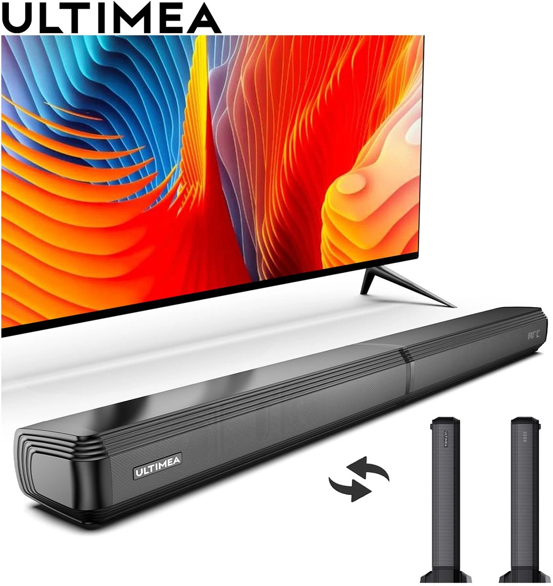 MazrekuHome® Bluetooth Soundbar 100 W Piekvermogen - afbeelding 3