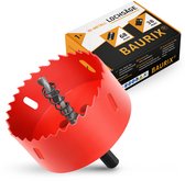 Scie cloche bimétallique BAURIX® [68 mm] - Fraise à métaux - Foret à métaux pour bois - Forets à fer professionnels pour plaques de plâtre, plastique, PVC, métal, bois, etc. - Fraisage de forets