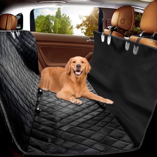 Hondendeken Auto-achterbank, Waterdicht Hondenzitje Voor Honden Met Zijbescherming Geschikt Voor Autos Vrachtwagens En Suvs Antislip Autodeken Hondenachterbank Hondenbox Auto Inclusief Honde 2