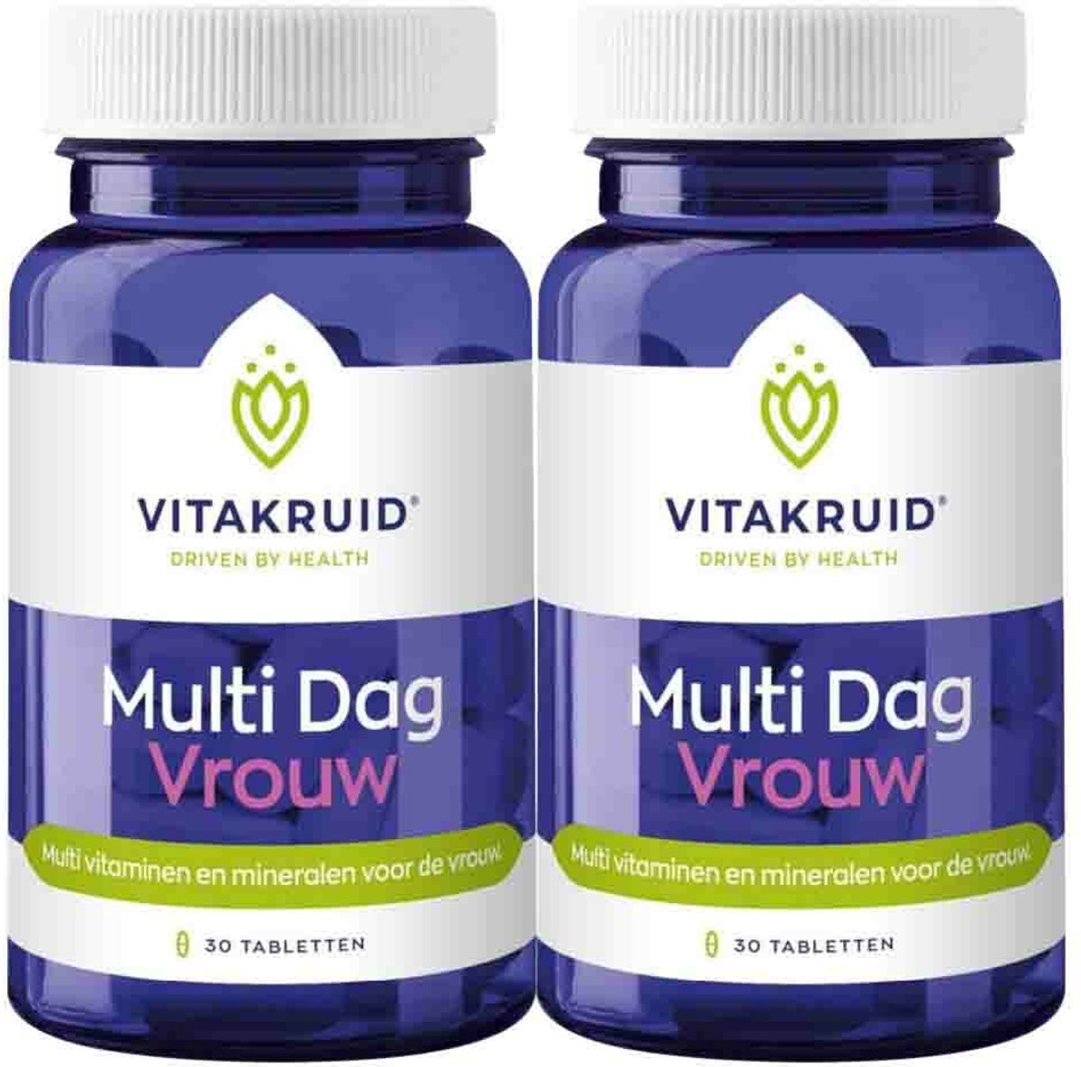 Vitakruid - Multi Dag Vrouw - 2 x 30 tabletten - Voordeelverpakking