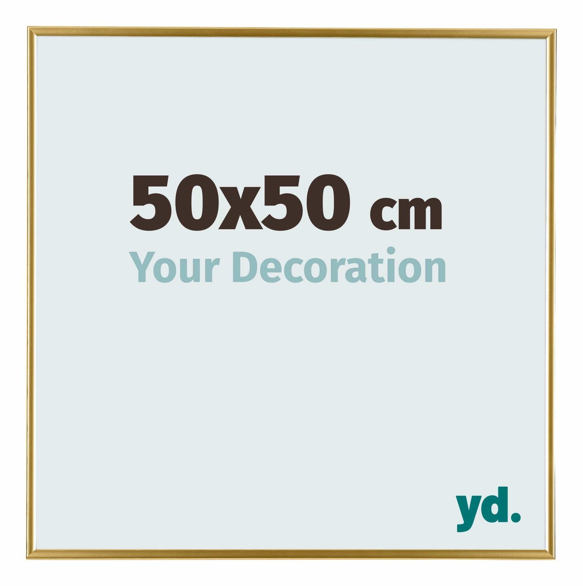 yd. Your Decoration - Fotolijst 50x50 cm - Kunststof - Goud - Evry