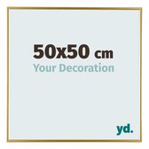 Your Decoration - Fotolijst 50x50 cm - Kunststof - Goud - Evry