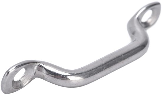 Ej.Life Edelstahl Ösen Halterung, 10 Stück Edelstahl Pad Eye, Deck Loop Bracket Marine Hardware Decksplatte Augplatten Kit Zur Befestigung 82885900
