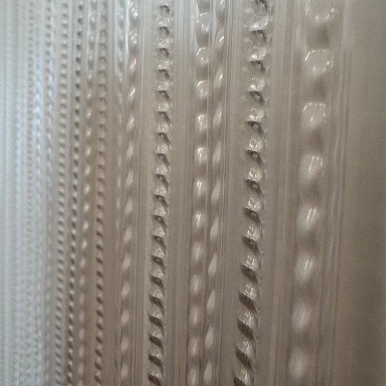 Deurgordijn PVC Tris Wit 90x220cm - 32 Stuks, Lichtdoorlatend & Duurzaam voor Deuren & Ramen van Confortime — afbeelding 4