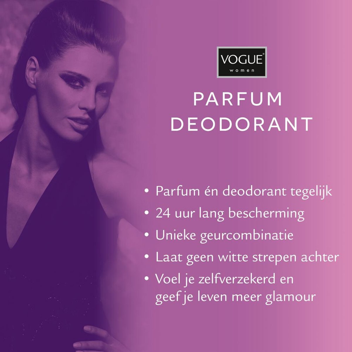 Goedkoopste 3x Vogue Adore Parfum Deodorant 150 ml
