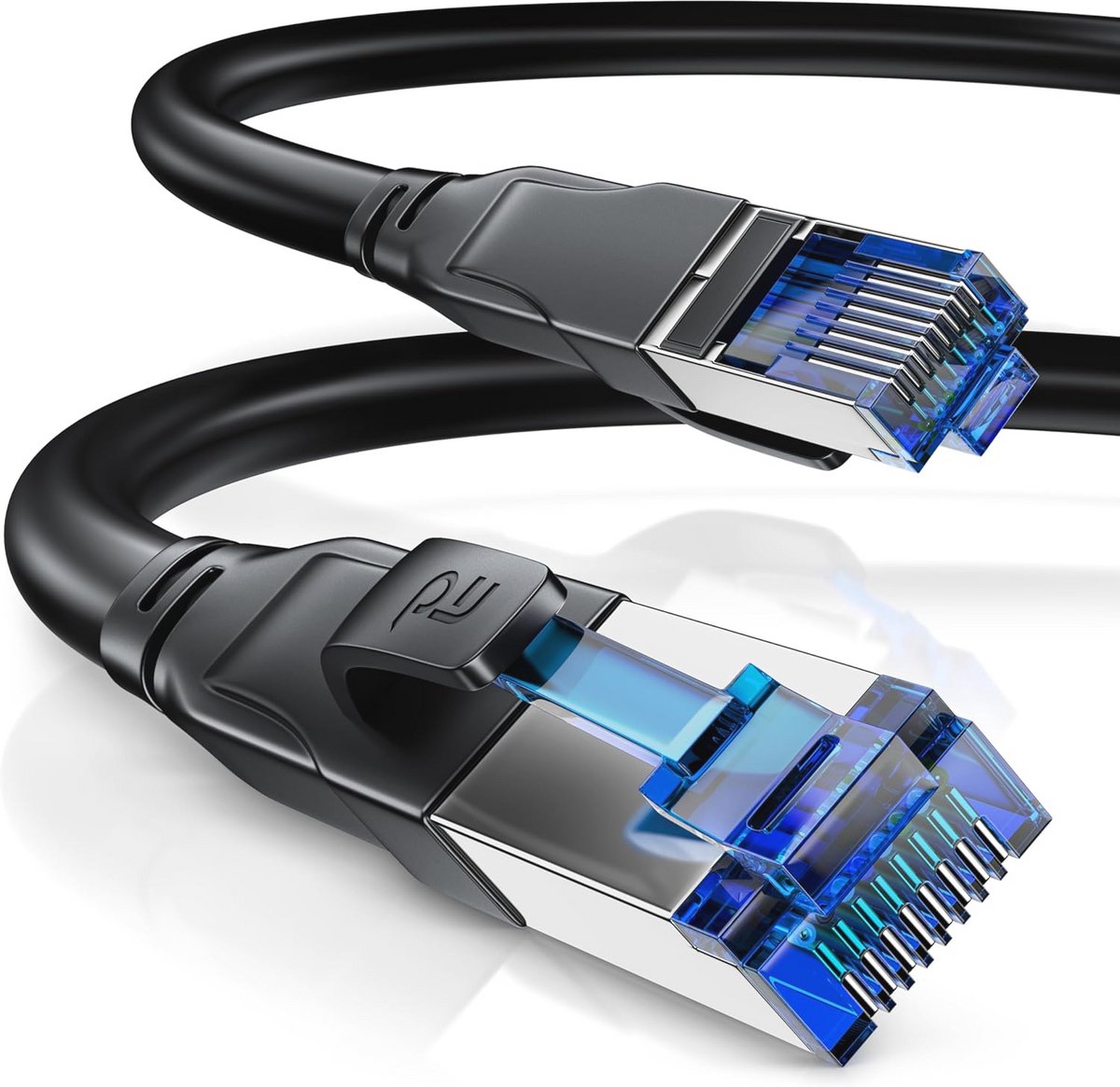 CAT 8.1 Netwerkkabel 2m - 40 Gbps High Speed Gigabit Ethernet LAN-kabel