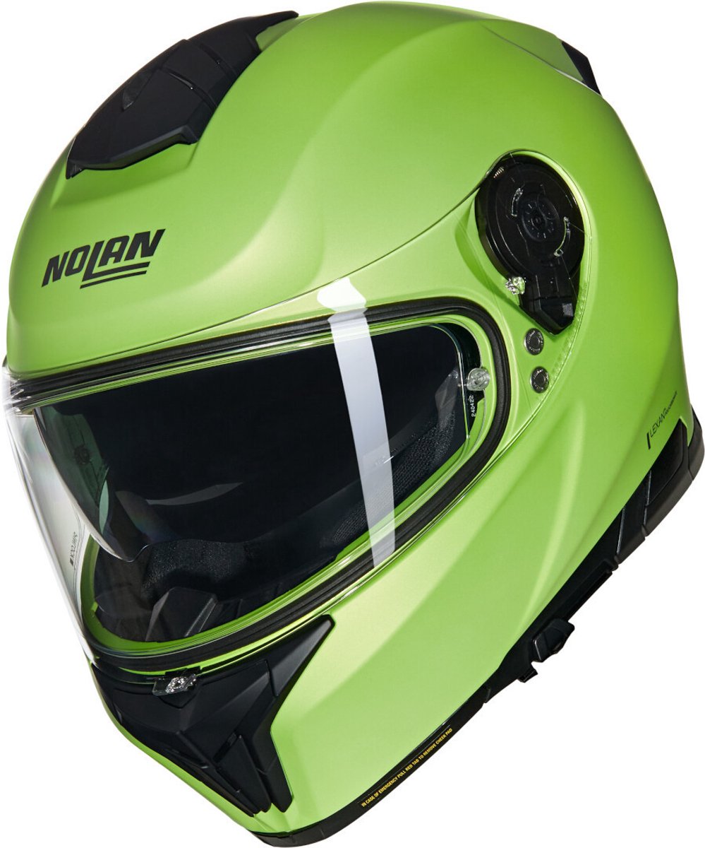 Nolan N80-8 Mivedi 329 Impuls Groen Zwart Mat Integraalhelm - Maat M - Helm
