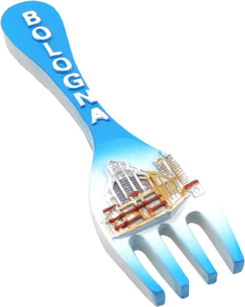 Vintage 3D Koelkastmagneet Vork Italië Decoratie voor Keuken en Kantoor