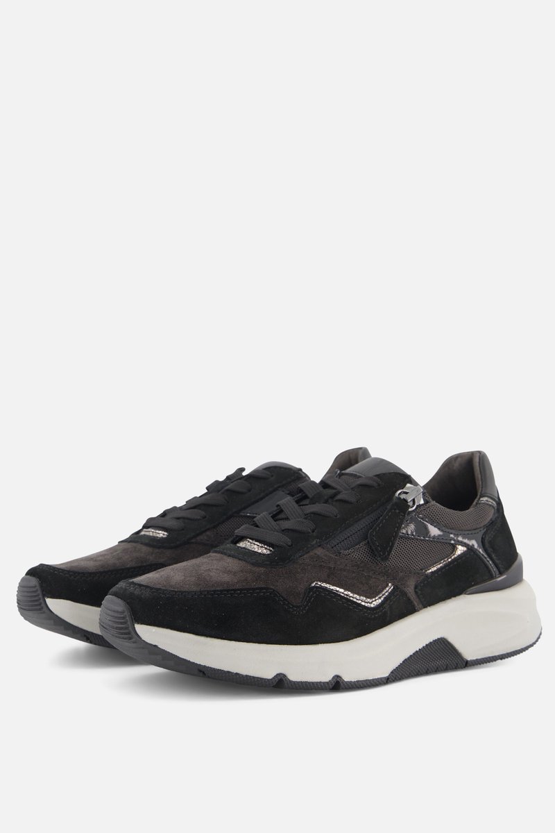 Gabor Rollingsoft Sneakers grijs Suede - Dames