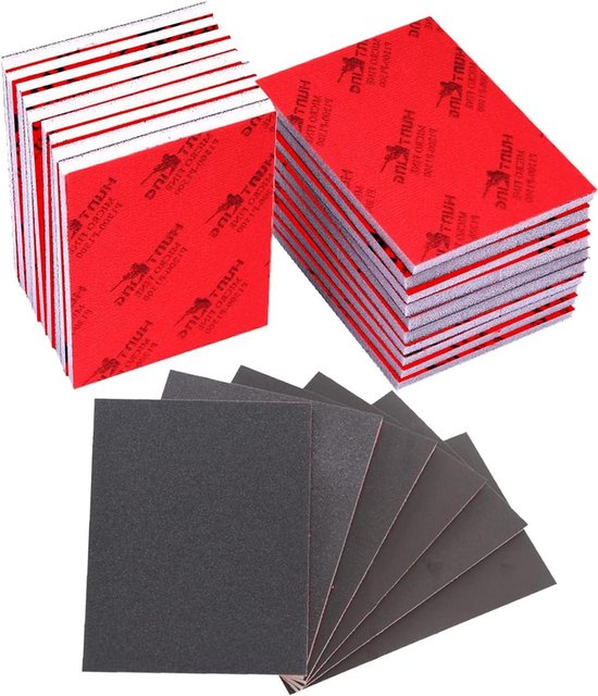 LVYXON EVA schuurblokken, 7 stuks flexibele schuursponzen voor LVYXON EVA schuurblokken, 7 stuks flexibele schuursponzen voor