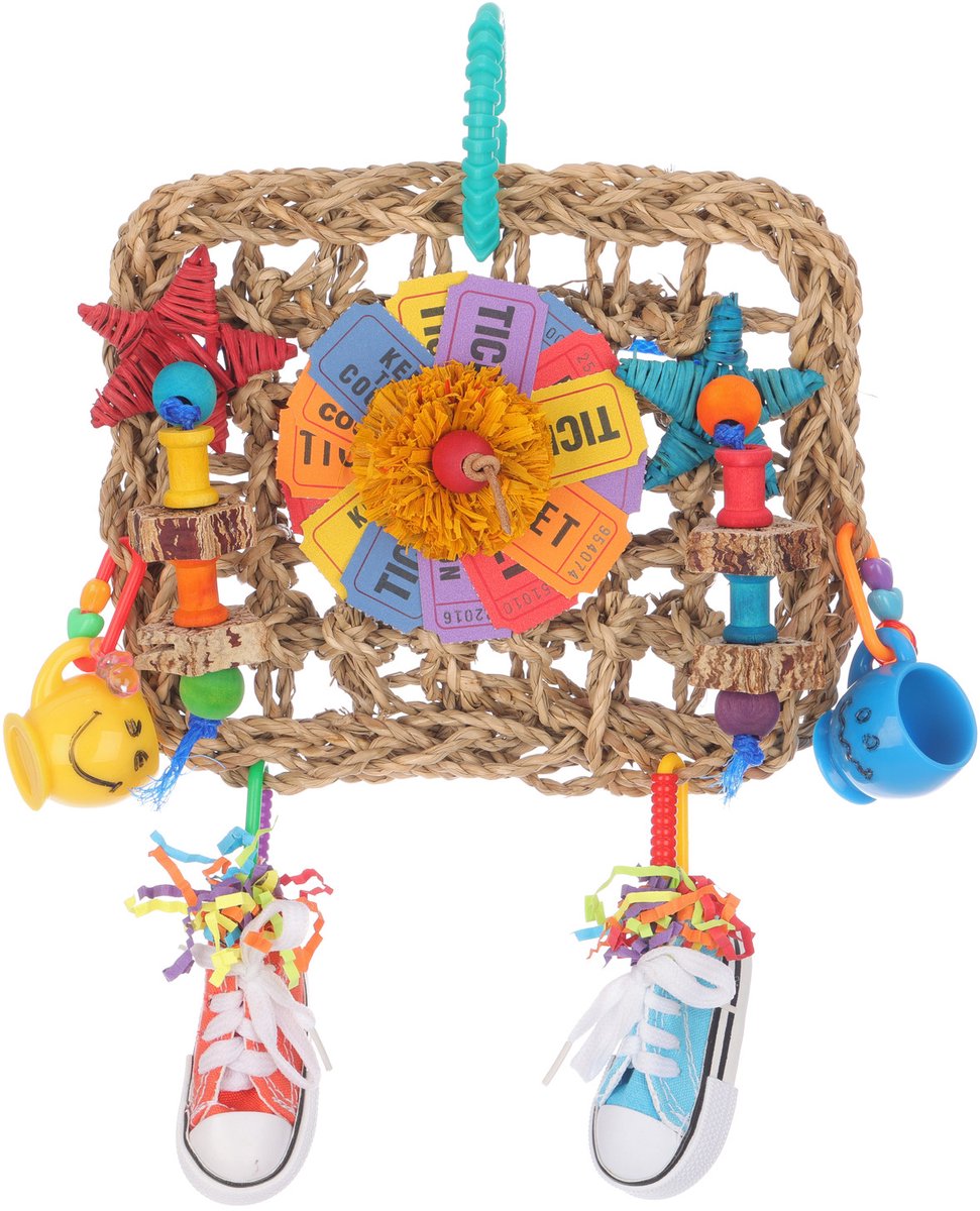 Adori Movie Ticket Activity Wall - Vogelspeelgoed - 25x18 cm Multi-Color