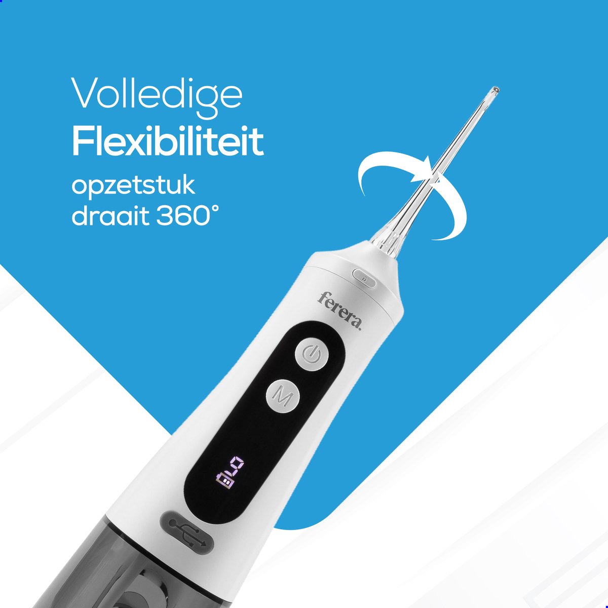 Ferera Waterflosser - 10 Opzetstukken, 9 Standen thumbnail 4