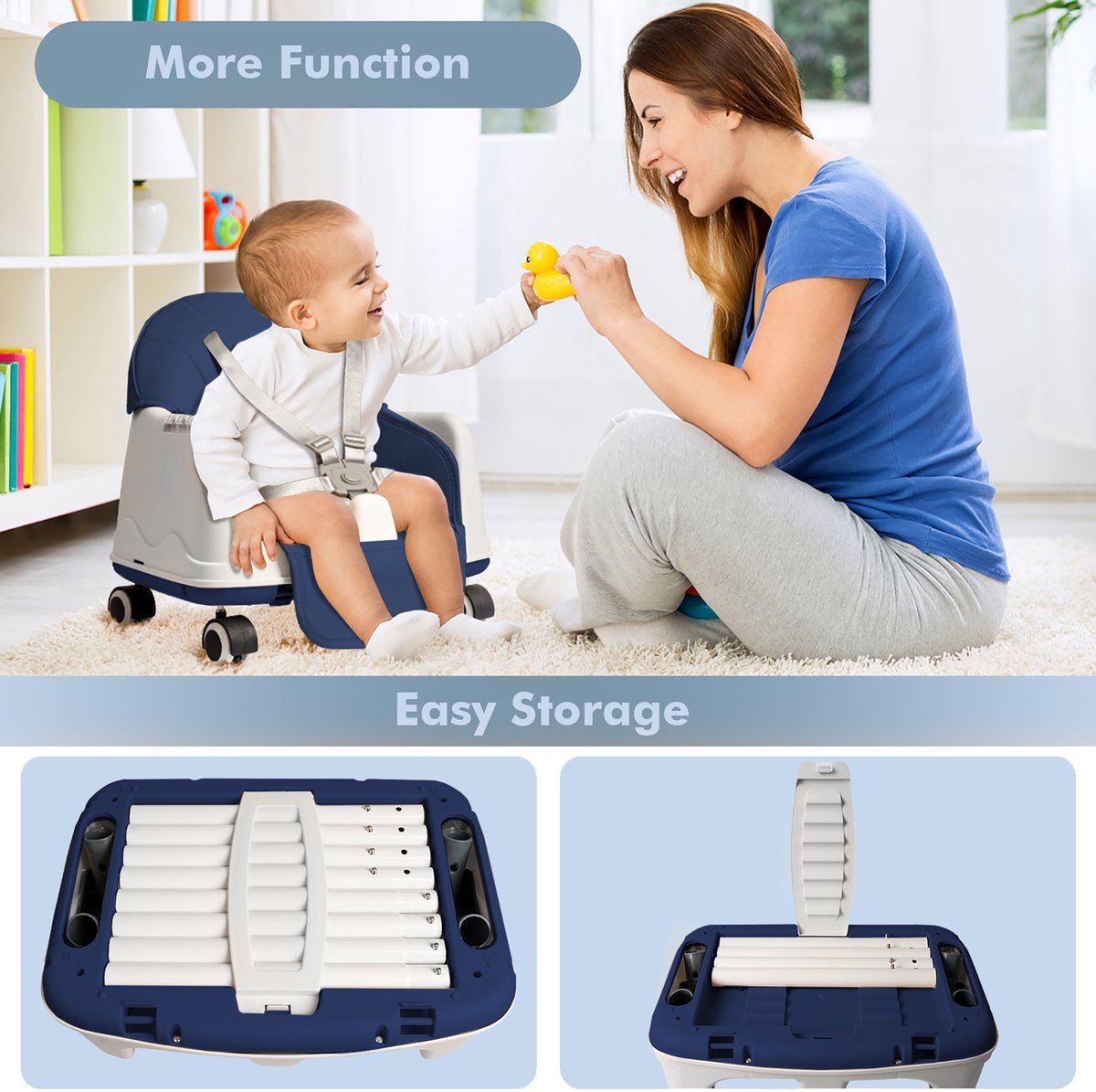 Babystoel - Kinderstoel Kinderhoogstoel thumbnail 3