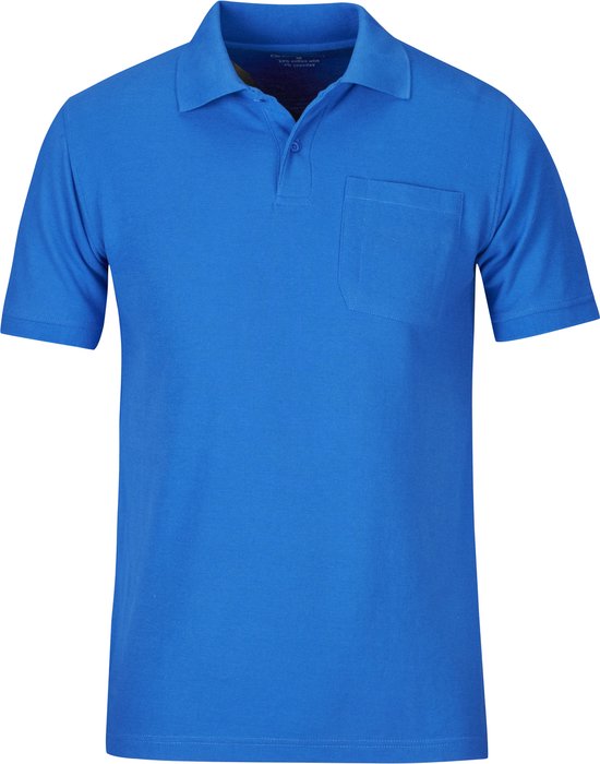 Polo STØRVIK Hastings pour homme - Katoen - Taille 4XL - Blauw Royal